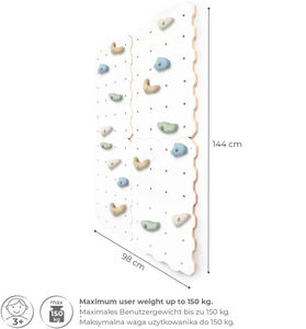 Günstige hölzerne Kinder Indoor Kletterwand Pickler Klettergerüste - Product Image 2