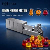 Ligne de production de bonbons gélifiés, équipement de glaçage au chocolat pour usine de confiserie