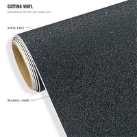 Rouleau de vinyle de découpe couleur 24 pouces 48 pouces (0,61 m 1,22 m x 50 m) – Film PVC auto-adhésif permanent brillant ou mat pour la fabrication de signalétique et les décalcomanies DIY