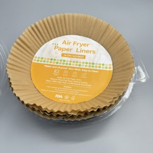 Papier sulfurisé double face en silicone pour friteuse à air, résistant à la chaleur, antiadhésif, résistant à la graisse, 36-42 g/m², pour friture à l'air, rôtissage, cuisson - Product Image 4