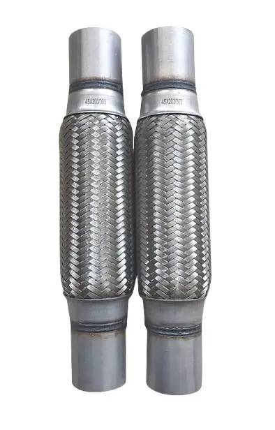 1.75"x8"x12" High Quality Stainless Steel Exhaust Flexible Pipe Dual Braids