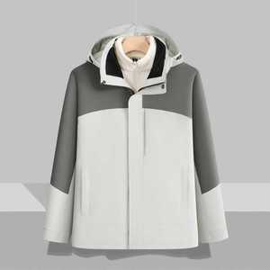 เสื้อแจ็คเก็ตกันลมแบบ 3-in-1 บุขนแกะสีบล็อกกิ้ง สำหรับทุกเพศ ทนลม เหมาะสำหรับงานกลางแจ้ง - Product Image 2