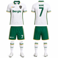 Kit de football personnalisé unisexe, design Aigle Flammant, impression par transfert thermique, respirant, séchage rapide, nom d'équipe personnalisé, service OEM