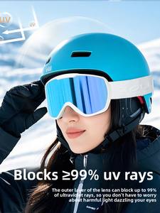 Gafas <span class=keywords><strong>de</strong></span> Esquí para Niños y Adultos, Material TPU, Doble Capa Antivaho, Lentes <span class=keywords><strong>de</strong></span> PC - Product Image 6