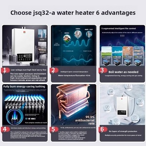 8-16 Lít Chất Lượng Cao Nhiệt Độ Không Đổi Buộc Xả Nhanh Chóng Ngay Lập Tức Máy Nước Nóng Khí Cho Nhà Bếp Phòng Tắm Sử Dụng - Product Image 4