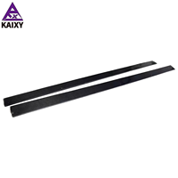 Jupe latérale en Fiber de carbone de haute qualité pour Mercedes Benz W204 C63 AMG RZ Style lèvre de pare-chocs latéral