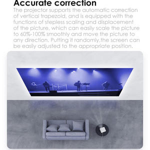 Projecteur intelligent Mijia Xi Ao Mi 2 Pro Dual WiFi AI, 1300 Lumens Keystone Horizontal Theater HDR10 <span class=keywords><strong>Android</strong></span> Video Beamer Projector - Product Image 5