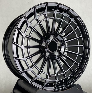 Rines Negros Forjados Personalizados 6061-T6 de 18, 19 y 20 Pulgadas 5x112 para <span class=keywords><strong>Mercedes</strong></span> <span class=keywords><strong>AMG</strong></span> <span class=keywords><strong>C63</strong></span> E63 W204 W205 W212 W213 - ¡Oferta! - Product Image 6