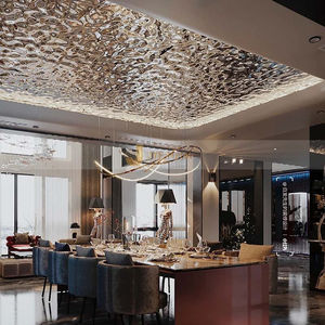 ANW078 Série 300 Acier inoxydable 304 Fournisseur d'usine Feuille décorative à ondulation d'eau personnalisée avec finition de surface 2B - Product Image 3