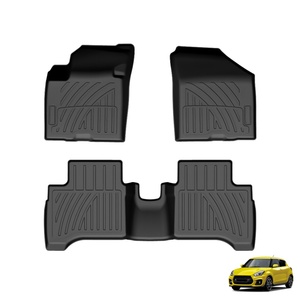 Left-Hand-Drive Car Foot Mat Carpets TPE <b>Interior</b> <b>Accessories</b> 5 Seats Full Sets Tpe Car Floor Mat for Suzuki Swift 2018 - Product Image 2