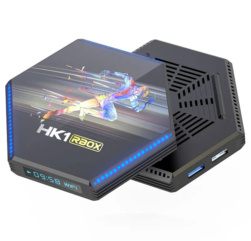 쿼드 코어 TV 박스 HK1 RBOX R2 안드로이드 11.0 최신 OS STB 4GB 32GB 8K RK3566 2.4G & 5G WiFi 1000M 안드로이드 TV 박스