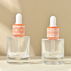 Vacío 30ml 40ml 50ml 100mL 120ml Botella de gota de aceite de vidrio Botella de aceite esencial Cuentagotas Botella de perfume de suero esmerilado - Product Image 6