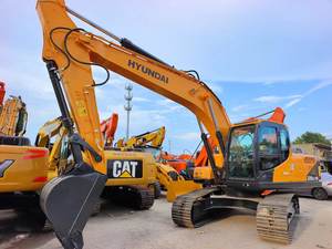 Excavadora de orugas Hyundai de 22 toneladas usada, máquina de construcción original con bomba y caja de cambios de motor Cummins, de Corea, con motor Cummins - Product Image 4