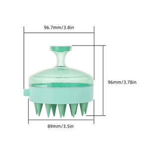 Masseur de cuir chevelu en silicone avec remplissage automatique de liquide, brosse de massage pour le cuir chevelu, brosse à shampooing, soin du cuir chevelu - Product Image 6