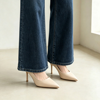 Vente en gros usine : Chaussures élégantes à plateforme et talons aiguilles, respirantes, d'été, à découpe légère, grande taille, couleur abricot, 8cm 10cm 12cm
