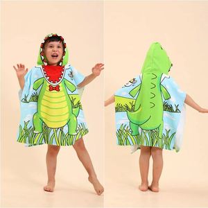 Poncho de plage à capuche pour enfants, personnalisé, le plus populaire, pour l'été, la plage, le surf et la natation, vente en gros - Product Image 2