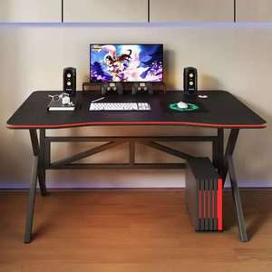 Bureau <span class=keywords><strong>d</strong></span>'ordinateur de bureau en bois moderne usage domestique chambre e-sports bureau de jeu bureau étude <span class=keywords><strong>location</strong></span> plat minimaliste - Product Image 4