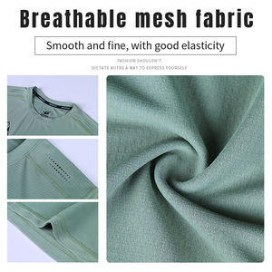 Chemise d'entraînement de football à séchage rapide personnalisée Polyester Maillot De <span class=keywords><strong>Foot</strong></span> respirant Laser évent évacuation de l'humidité maillot de football <span class=keywords><strong>t</strong></span>-<span class=keywords><strong>shirt</strong></span> - Product Image 4