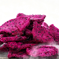 Fabrieksleverancier van bulk gevriesdroogde rode drakenfruit (pitaya) plakjes, groothandel voor snacks & voedselverwerking grondstoffen