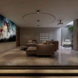 Nexus Villa moderne de luxe Rendu 3D Sous-sol Service de design d'intérieur Décoration de la maison <span class=keywords><strong>Architecture</strong></span> Graphic Design Total - Product Image 5