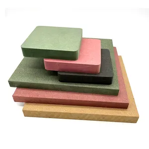 China Manufacturers Plain mdf melamine mdf 18mm Raw MDF Medium Density Fiberboard for Office Building