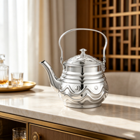 0.9l 1.3l 1.6l 1.8l Teko Bahan Stainless Steel untuk Kopi & Teh, Ketel Air, Teko Kopi & Teh Arab Maroko