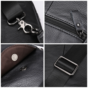 Tas Selempang Dada Kulit Asli Pria MARRANT 9000, Tas Bahu Travel, Tas Selempang Kulit, Tas Dada Pria - Product Image 6