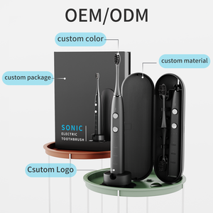 <span class=keywords><strong>Cepillo</strong></span> de <span class=keywords><strong>Dientes</strong></span> Eléctrico Sónico Recargable Portátil de Viaje con Sensor de Presión de Función Personalizada de Marca Privada - Product Image 1
