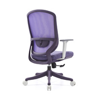 Chaise de bureau ergonomique moderne de direction avec style élévateur, dossier en maille confortable, pivotante et accoudoirs réglables, soutien lombaire