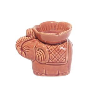 Brûleur d'encens réglable en céramique rétro en forme d'éléphant pour décoration de <span class=keywords><strong>voiture</strong></span> et de bureau huile essentielle et chauffage de <span class=keywords><strong>bougie</strong></span> de parfum d'air - Product Image 5