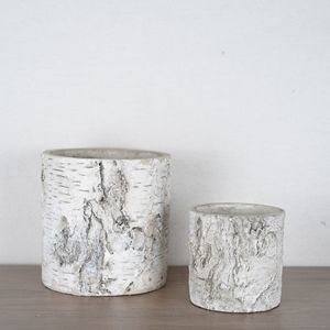 Vaso per Fiori Cilindrico <span class=keywords><strong>in</strong></span> Stile Nordico Semplice, <span class=keywords><strong>Design</strong></span> Classico per Interni ed Esterni, Decorazione da Giardino, Fioriera <span class=keywords><strong>in</strong></span> <span class=keywords><strong>Cemento</strong></span> per Casa - Product Image 5