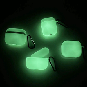Étui en silicone qui brille dans le noir pour Apple Air Pods Pro 2 <span class=keywords><strong>3</strong></span> Pro3, étui de protection souple en TPU qui brille la nuit pour écouteurs <span class=keywords><strong>Airpods</strong></span> 4 <span class=keywords><strong>3</strong></span> 2 - Product Image 1