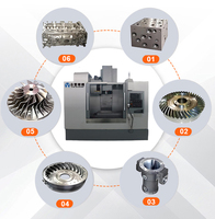 Centro de Mecanizado Vertical CNC VMC640 de 3 Ejes, Equipo de Fresado de Alta Precisión y Eficiencia