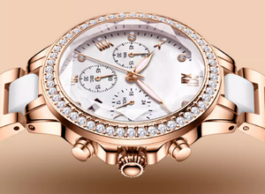 Relojes Deportivos de Cuarzo para Mujer, con Caja de Acero Inoxidable Personalizada de Fábrica, Calendario con Diamantes, Visualización de 24 Horas, <span class=keywords><strong>Cronómetro</strong></span> Luminoso - Product Image 4