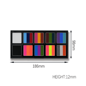 อุปกรณ์เพ้นท์ร่างกายสำหรับผู้ใหญ่และเด็กแบบมืออาชีพพร้อมด้วยใบหน้าและสีธรรมชาติของพืชสำหรับศิลปะเปลือยและการออกแบบผ้าใบ - Product Image 3