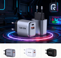 Chargeur portable Tommox 20w à double port USB C, adaptateur de charge rapide PD pour Samsung Apple 20w, chargeur d'origine pour iPad