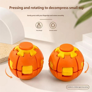 Nuova Palla Antistress Stampata in 3D |   Giocattolo Antistress Girevole e Comprimibile |   Giocattolo Sensoriale Creativo da Spremere per Bambini e <span class=keywords><strong>Adulti</strong></span> - Product Image 6