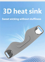 Genouillère en silicone respirante et flexible avec sangle réglable pour le soulagement de la douleur, idéale pour la protection au basketball et l'utilisation au printemps