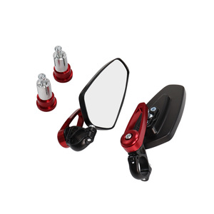 Rétroviseurs <span class=keywords><strong>de</strong></span> <span class=keywords><strong>guidon</strong></span> <span class=keywords><strong>de</strong></span> moto CNC chromés 7/8" 22mm universels pour moto tout-terrain, scooter, vélo électrique - Product Image 4