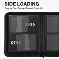 Classeur pour cartes à collectionner Toploader, 9 pochettes, capacité de 360 Toploaders rigides de 3" x 4"