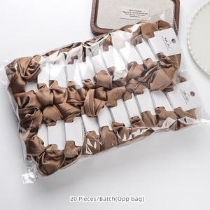 Coleteros de Tela Satinada de Alta Gama, Elegantes, con Borde Enrollado, de 12 cm, para Mujer, Venta al Por Mayor - Product Image 4