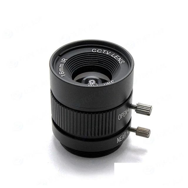 CS Mount F1.4 lens for machine vision camera, 16mm focal length with Manual Iris Fixed focus Lens for 3 Megapixel Smart Camera