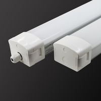 Lámpara LED Tri-proof de 4 pies y 40W, IP66, Impermeable, Antideslumbrante, para Garaje, Almacén, Uso Industrial