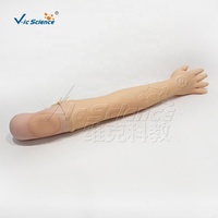 Modelo Avanzado de Entrenamiento para Inyecciones Intravenosas en el Brazo con Bomba Circulatoria para Laboratorio de Enfermería, con Certificaciones CE, ISO, ROHS y CNAS