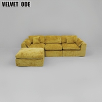Nouvel Arrivage Canapé Cloud, Fauteuil Compressé, Ensemble de Canapés en L, Mobilier Sectionnel Moderne de Luxe à Assise Profonde et Confortable pour Salon