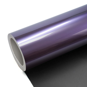 Film de covering gris ciment pour voiture, rouleau de film de covering TERZO, film brillant en PET à effet métallique liquide, longue durée - Product Image 4