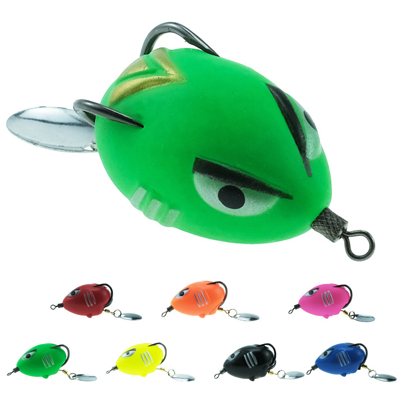 WEIHE Frog Lures - Soft Silicon Rubber Fishing Baits