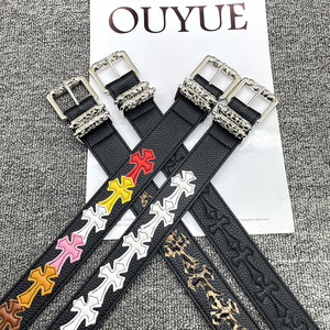 เข็มขัด CH <span class=keywords><strong>Croque</strong></span> ลายปักอเมริกันสีสันสดใส พร้อมหัวเข็มขัดแบบกิ๊บ  สำหรับทุกเพศทุกวัย  ทันสมัย เข้าได้กับทุกชุด - Product Image 1