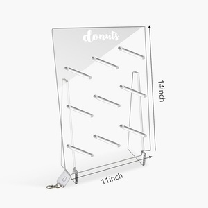 Wholesale Cheap Price for Clear Reusable Diy Acrylic Donuts Wall <b>Stand</b> with Customized Color Size & Logo for Birthdays Party - Product Image 4