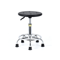 Chaise ergonomique en aluminium pour salle blanche, tabouret antistatique pour laboratoire, clinique dentaire, hôpital, atelier ESD, école
